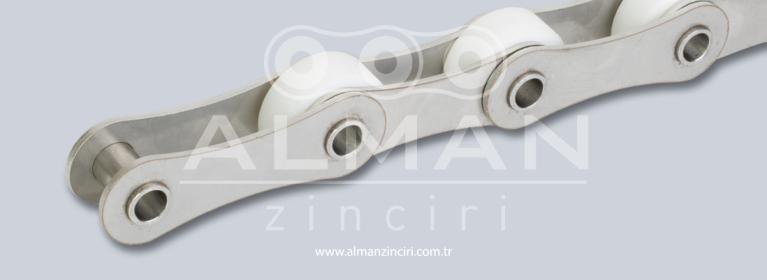 76,2'Hatve-4mm-Paslanmaz-Derlin-Makaralı-Zincir